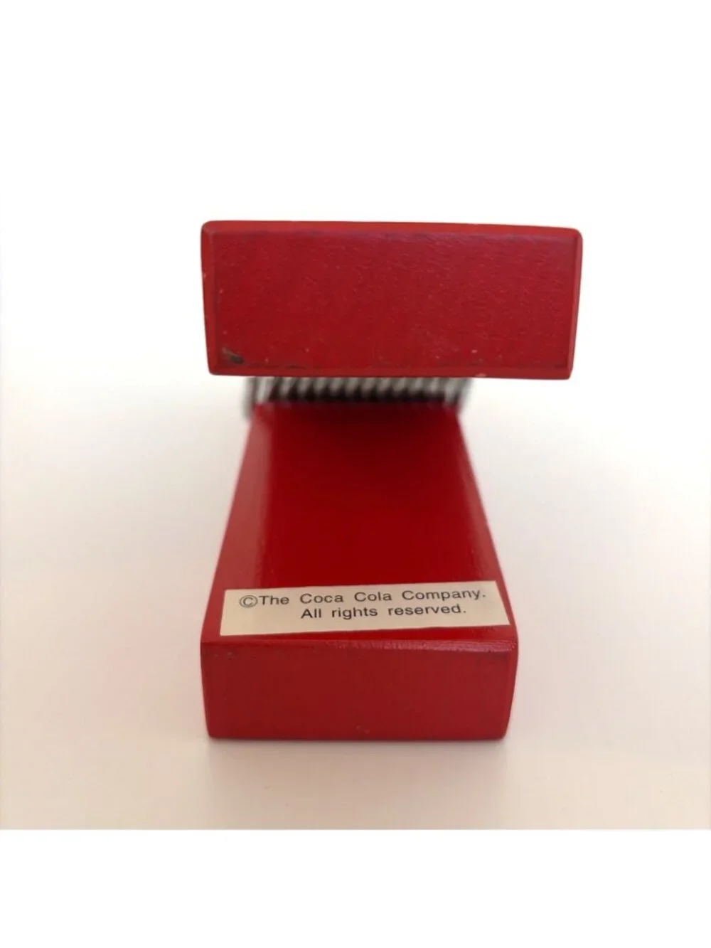 Vintage Coca-Cola Oversized Wooden Clothespin Memo Photo Clip Wall Decor Holder